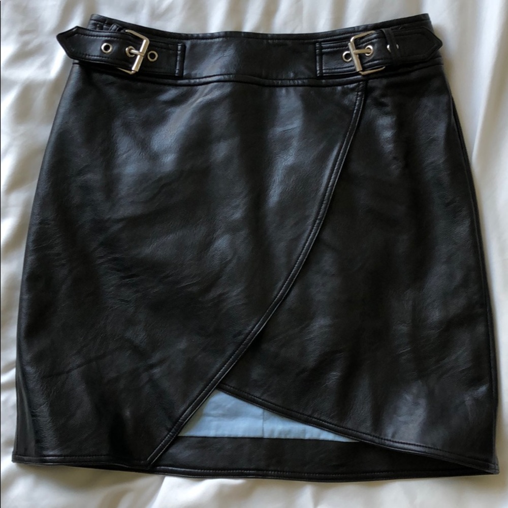 NWOT LF Store Vegan Leather skirt